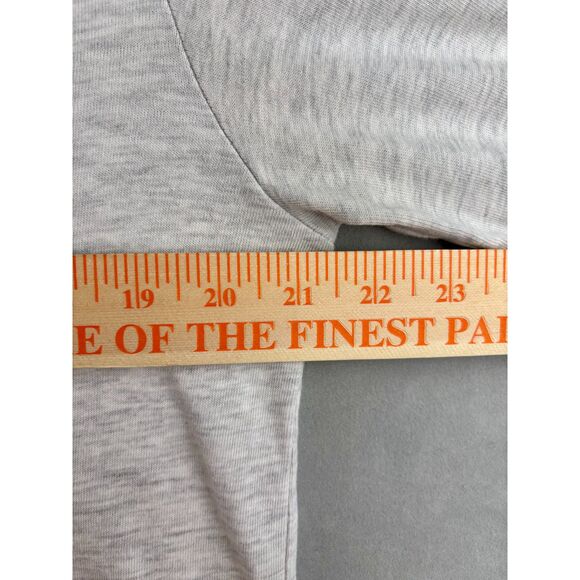 Aime Leon Dore Dime Bag Shirt Mens M Heather Gray Mock Long Sleeve Pocket Cotton - Picture 6 of 11